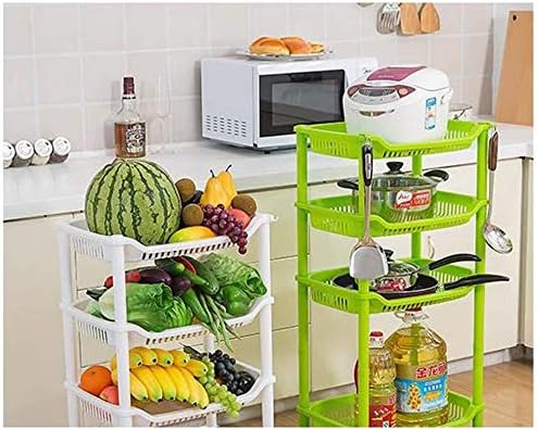 72 Pieces Multi-Layer Plastic Drain Fruit and Vegetable Storage Racks (Durable Household Organizer for Kitchen Counter – Sink – and Pantry – Space-Saving Design with Draining Function)