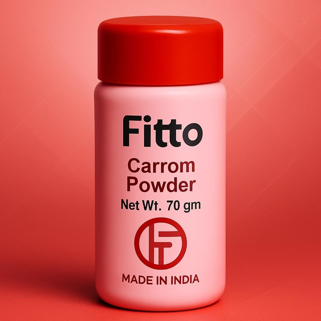 240 Pieces Carrom Board Powders (70gm – Smooth Finish for Carrom Board Games)