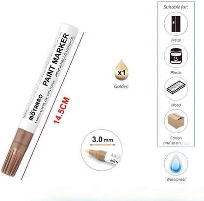 Paint Marker 14.5 cm Brown 3 mm Tip for Art, Craft, DIY Projects