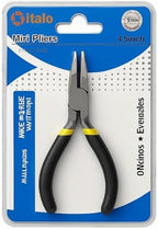 96 Pieces 4.5-inch Flat Nose Mini Pliers Black - Small Flat-Nose Pliers for Jewelry Making (Crafts – Electronics & Wire Work)