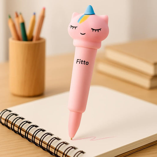 0.5mm Fancy Gel Pen 16.5cm Baby Design Assorted Color, Pack of 4