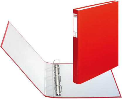 Level File 1 PC with 4 Holes, 34cm x 25cm, Red, Durable Construction Tool