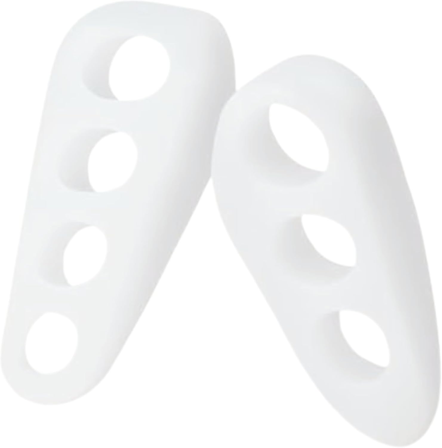 120 Pieces Feet Comfort Cushion White Gel Shoe Inserts Foot Pads for Heel & Forefoot Pain Relief Anti-Slip Metatarsal Pad for Blister Prevention