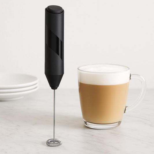 Milk Foam Electric Whisk, Small Mini Ultra Lightweight Quiet Coffee Milk Egg Hand Mixer