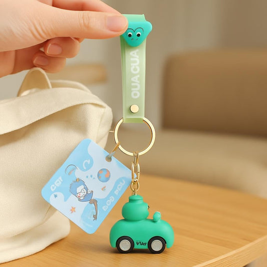 Cute Animal Car Keychain - Green