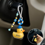 96 Pieces Duck 3D Doll Car Keychain - Yellow Cute Accessories for Keys and Bags