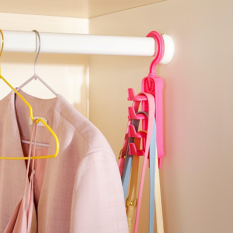 144 Pieces 360 degree rotatable Multi-Functional Bag Hanger - Pack of 2s