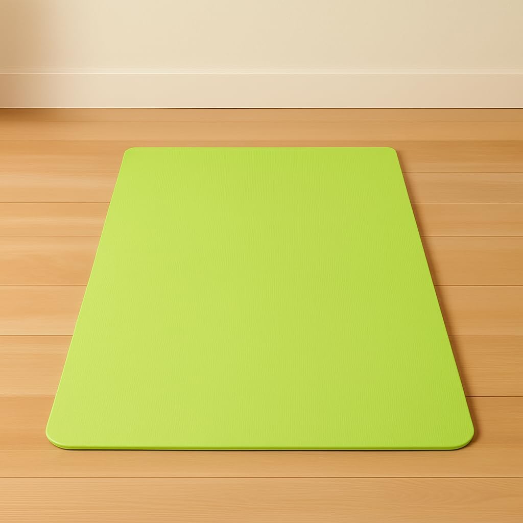 96 Pieces 4mm Thick Yoga Mats (61x183cm - Non-Slip – Eco-Friendly – Extra Durable Exercise Mat for Yoga – Pilates – and Home Workouts - Ideal for Men & Women – Lightweight and Easy to Carry – Green)