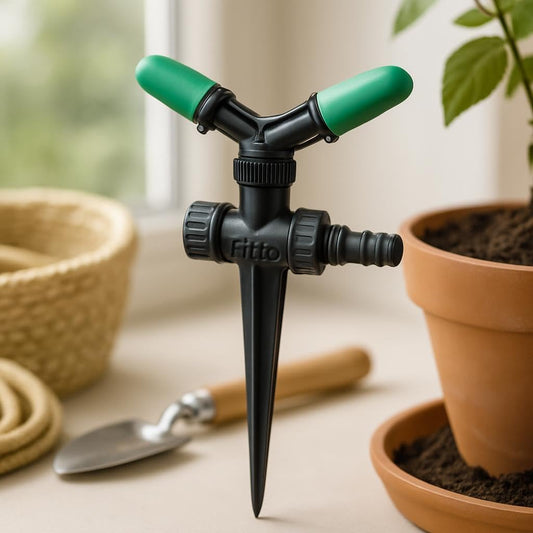 Garden Spike Emitter with Adjustable Flow Control for Efficient Irrigation