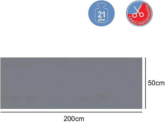 Crepe Paper Roll 200cm x 50cm Gray for Crafts, Decorations, DIY Projects