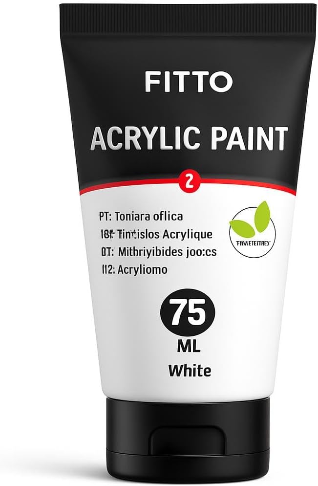 120 Pieces 75ml Acrylic Paints (Ideal for Art – Craft & DIY Projects)
