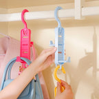 144 Pieces 360 degree rotatable Multi-Functional Bag Hanger - Pack of 2s