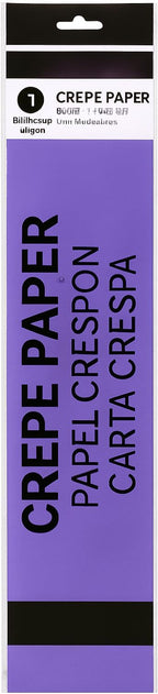 240 Pieces Crepe Paper Rolls (200cm x 50cm Purple for Crafts – Decorations – Party Supplies)