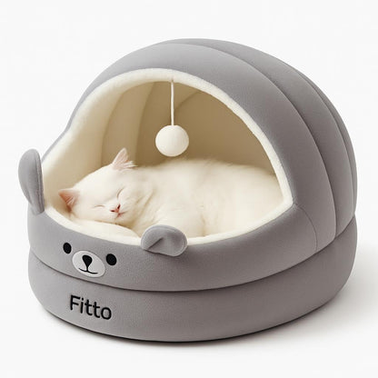 Cozy Pet Bed - Assorted Colors - 44x42x35 cm