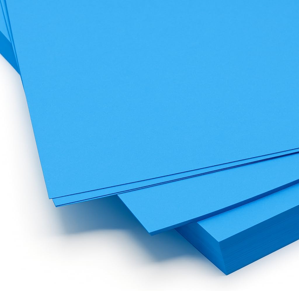 96 Pieces A4 Size Blue Chart Papers for Arts and Crafts (School Projects – Office Use – 1 PC)