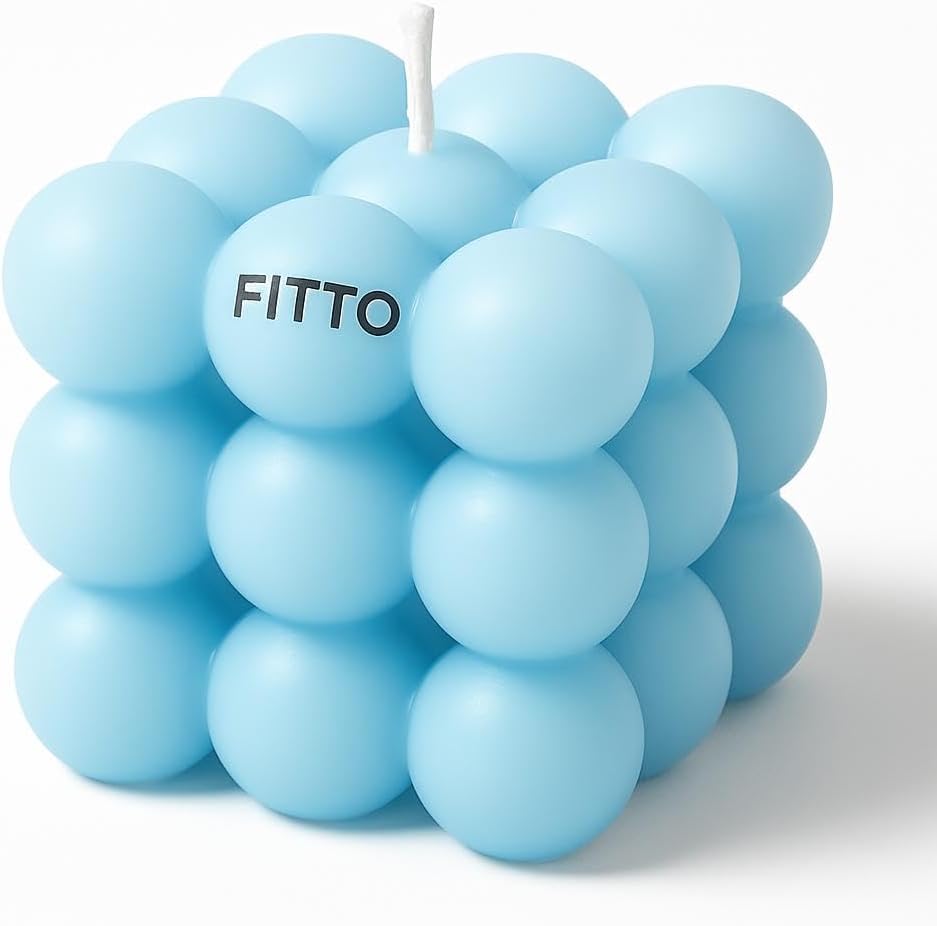 120 Pieces Blue Bubble Candles (5x6x5.3cm – Trendy Home Décor & Relaxation Candle for Gifts)