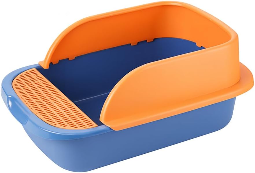 96 Pieces Easy Clean Blue Pet Litter Boxes