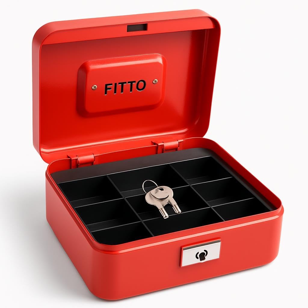60 Pieces Red Deposit Boxes (20x25cm Secure Storage for Home and Office)