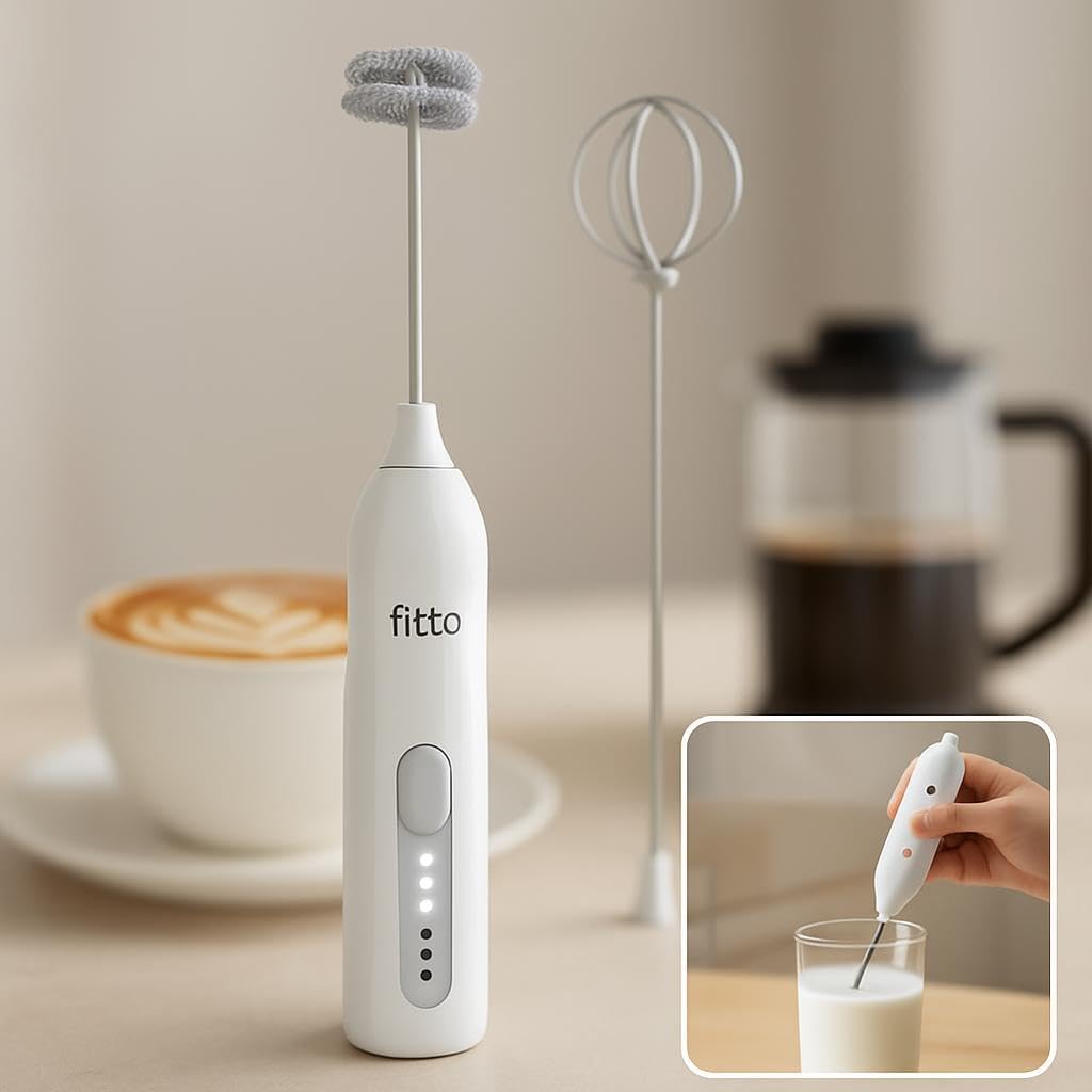 96 Pieces USB Rechargeable Milk Frother and Whisker 2-in-1 -s