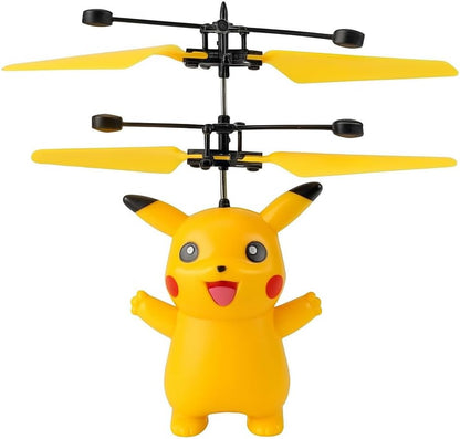 Pokemon Cartoon Helicopter Toy for Kids – Fun Interactive Flying Toy with Light & Sound Effects, Perfect Gift for Boys and Girls – Safe, Durable, and Easy to Use
