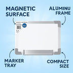 96 Pieces Magnetic Whiteboards (20cm x 30cm – Dry Erase Board for Home – Office – School – Wall Mount)