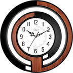 60 Pieces Elegant Wall Clocks with Silent Quartz Movement (Large Numbers – and Classic Design – Battery Operated Decorative Timepiece for Living Room – Office – and Bedroom Home Decor.)