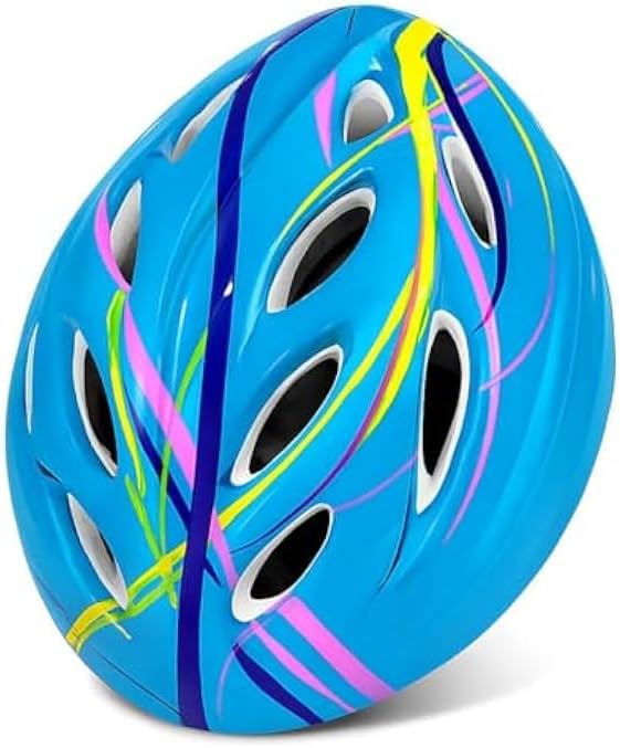 Adult Cycling Bike Helmet – Lightweight Adjustable Bicycle Helmet with Ventilation, Quick-Release Buckle, Removable Pads, One Size Fits Most 54-62cm