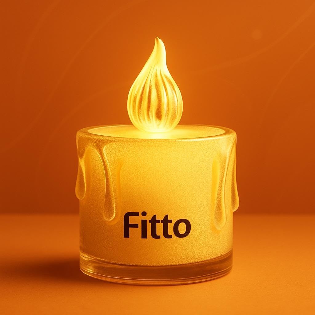 6 Pcs Flameless LED Candles, Decorative Tealight for Home Décor, Warm White Battery Operated Indoor Ambiance Lights