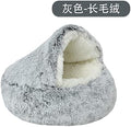 72 Pieces Long Plush Pet Bed - Gray -s (50cm)