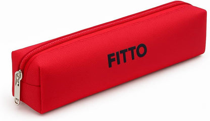 Red Pencil Case 21x3x3cm Stationery Organizer