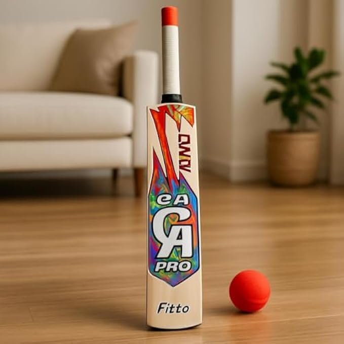 CA Cricket Bat for Tennis Ball - Lightweight Willow Tennis Ball Bat for Kids & Adults, Street Practice Indoor Outdoor