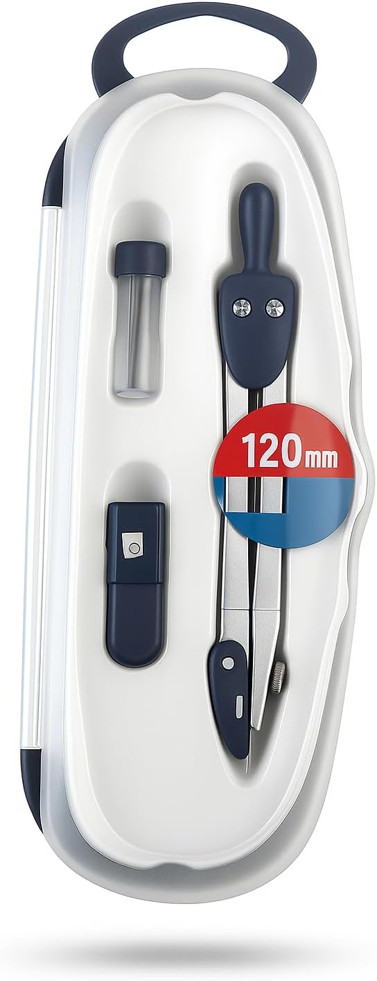 96 Pieces Compass Set 3 Pieces for Geometry (Math Drawing Tools for Students and Professionals)