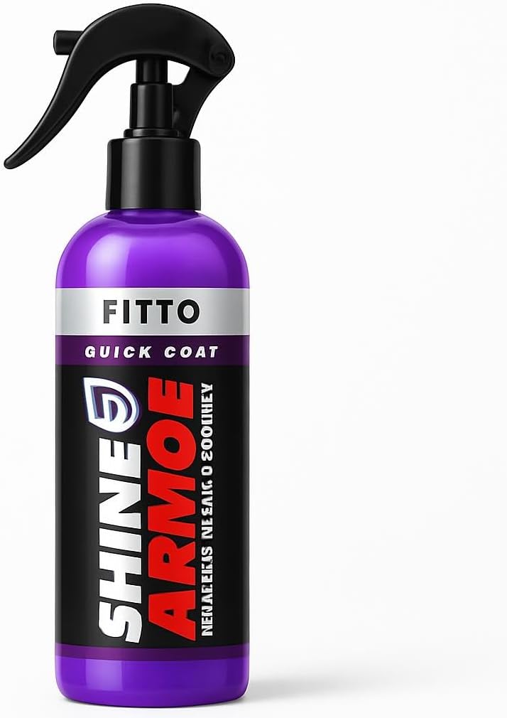 96 Pieces Automotive Armors for Shine (Waterless Car Wash – Ceramic Coat & Wax Spray for a Streak-Free Finish – 236ml Car Polish for Shine & Protection)