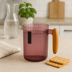 120 Pieces Light Pink Transparent Plastic Mugs (Durable and Stylish Drinkware for Home and Office Use)
