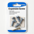 144 Pieces Expansion Screws (13x8mm Pack of 3 - Wall Anchor Fixings Sleeve Anchor for Concrete Masonry Plasterboard)