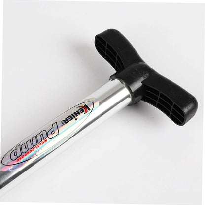 Bike Pump, Mini, High Pressure, Handheld, With Bamboo Whip, Pocket Size, For Bikes, Basketballs