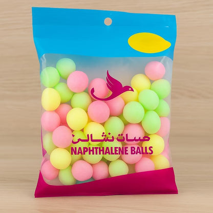 Naphthalene Balls 100g - Moth Repellent for Wardrobes, Closets, and Storage