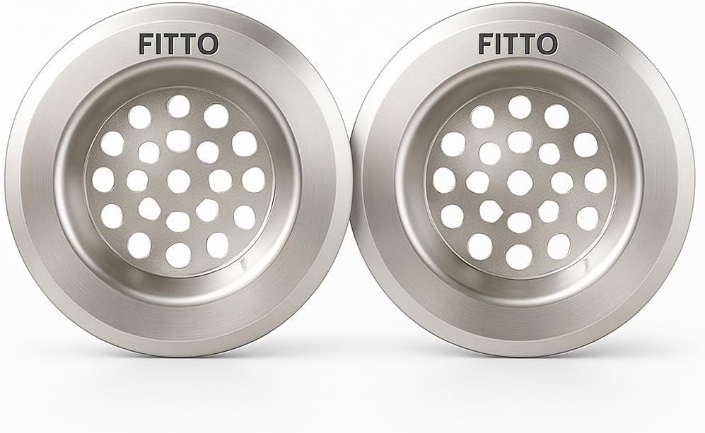 240 Pieces Stainless Steel Sink Strainers (Durable Kitchen Drain Filter – 2-Piece Set – Silver – 20x10 cm)