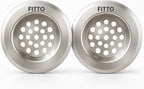 240 Pieces Stainless Steel Sink Strainers (Durable Kitchen Drain Filter – 2-Piece Set – Silver – 20x10 cm)