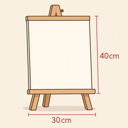 White Board Stand 12cm x 23cm, Portable Dry Erase Board for Home, Office, Classroom