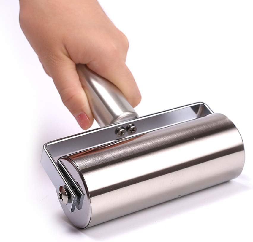 96 Pieces Stainless Steel Rolling Pins for Pastry (Pizza – Fondant & Baking | Metal Roller for Dough – Pie – Pasta – Cookies | Durable – Easy-Clean Kitchen Utensil for Professional & Home Bakers)