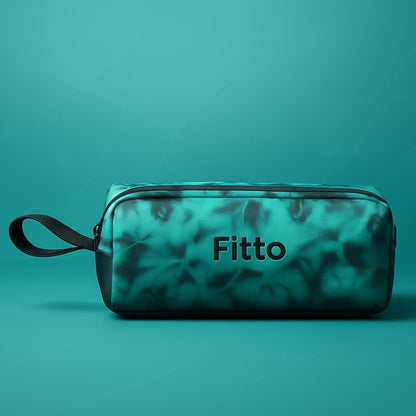 Pencil Pouch 20.5x6.5x5cm Green Pattern Stationery Organizer