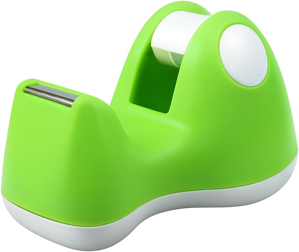 Tape Dispenser, Green for Office, Home & School