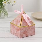96 Pieces 12 Pieces Pink Candy Boxes (4.3x8.5x10cm for Sweets – Chocolates – Party Favors – Storage)