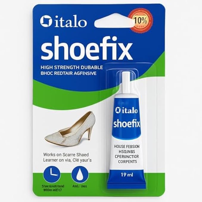 120 Pieces Shoe Repair Adhesive - High Strength Waterproof Flexible Glues for Soles (Leather – Rubber & Fabric - Fast Bond Shoe Glue for Sole Repair)