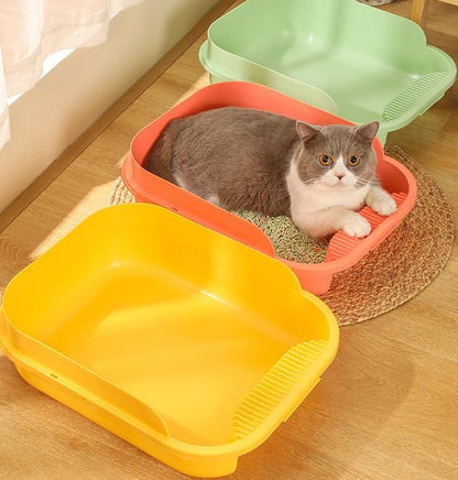 Pet Litter Box – Green – Easy to Clean and Maintain