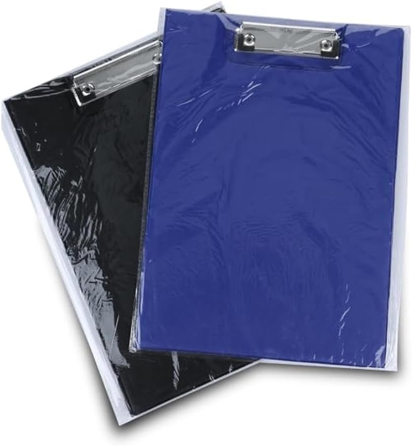 96 Pieces Folders for A4 Sheets with Clip (32x23cm – 100 Sheet Capacity – Assorted Colors)