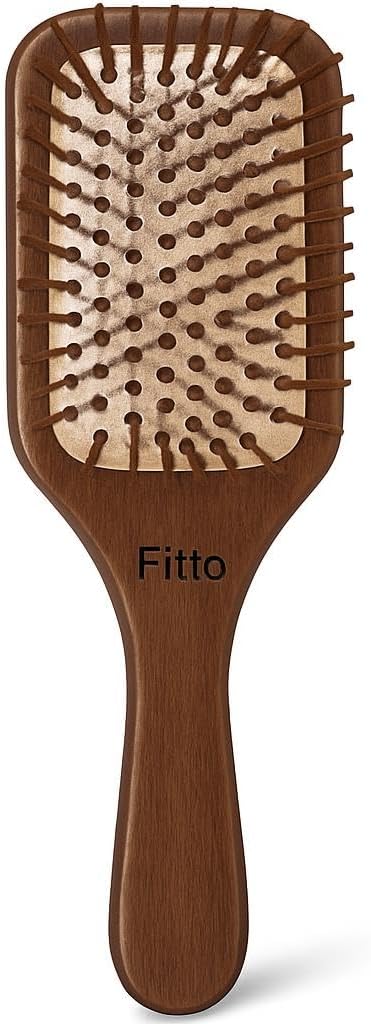 96 Pieces Wooden Paddle Hair Brushes for Smooth Detangling (Eco-Friendly Design for Men and Women – Brown)