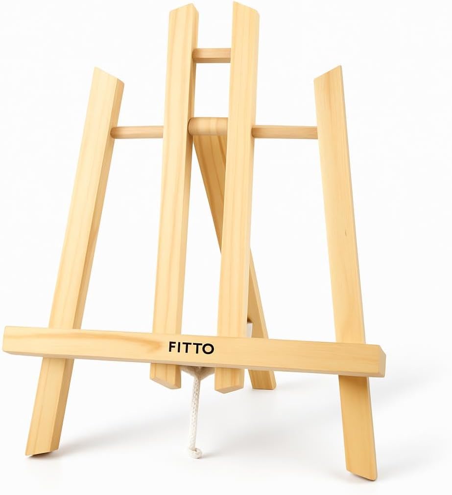 120 Pieces 30cm Wooden Tabletop Display Stand Artist Easels