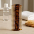 144 Pieces Dandruff Removal Comb Brown - Dual-Edge Scalp Combs for Dandruff (Lice & Scalp Massage – Fine & Wide Tooth Hair Comb)
